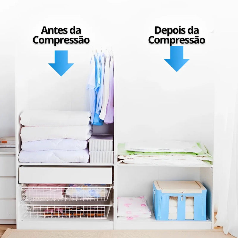 Compactador a Vácuo EasyVac | Organização Instantânea