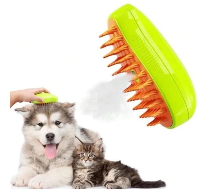 Escova Elétrica a Vapor PetSpa | Higiene Suave e Bem-Estar para seu Pet