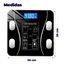 Balança Digital de Bioimpedância com Bluetooth e Aplicativo Fitness