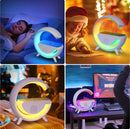 Luminária Multifuncional com Caixa De Som Carregador e Despertador