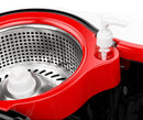 Mop Giratório Inox SpinClean | Limpeza Rápida Sem Esforço