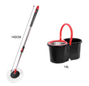 Mop Giratório Inox SpinClean | Limpeza Rápida Sem Esforço