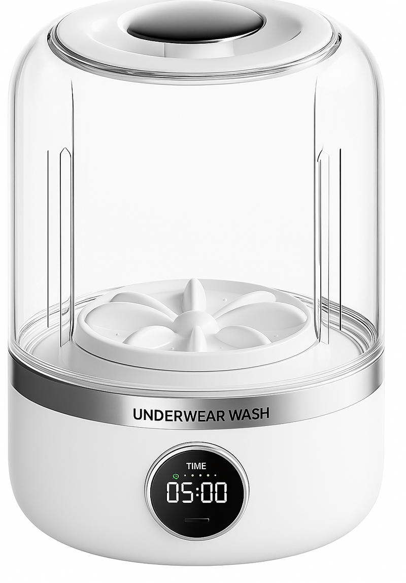 Mini Lavadora Portátil WashPro | Higiene Eficiente e Sem Esforço