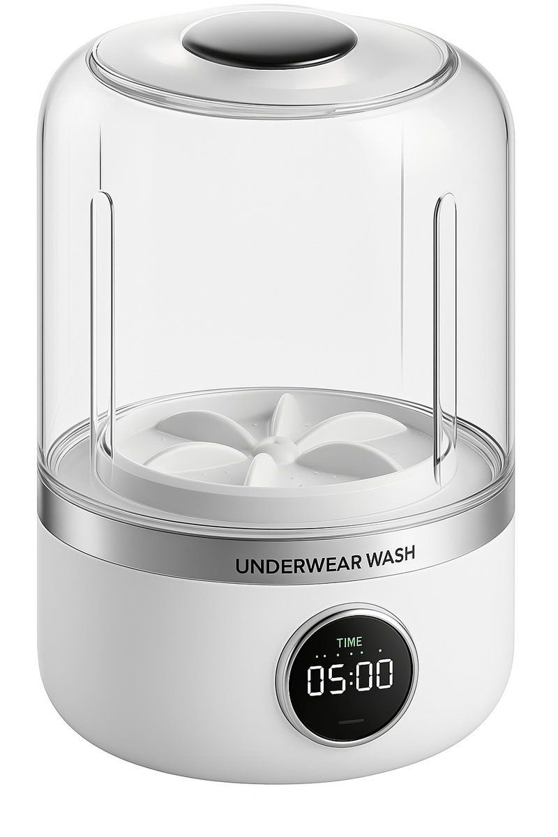 Mini Lavadora Portátil WashPro | Higiene Eficiente e Sem Esforço