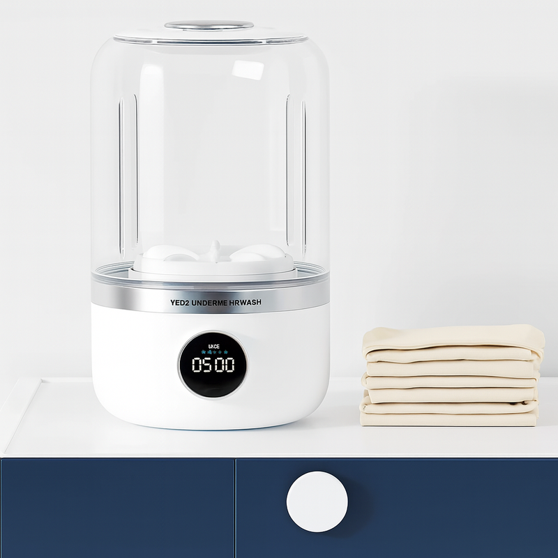 Mini Lavadora Portátil WashPro | Higiene Eficiente e Sem Esforço