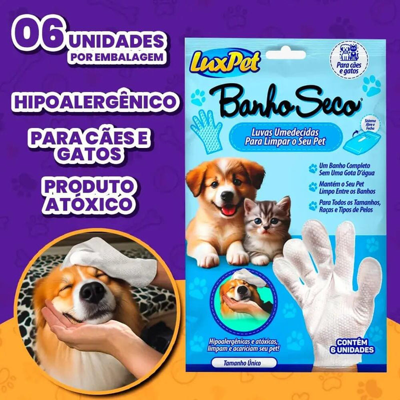 Luva de Banho VitaPet | Hidrata & Protege
